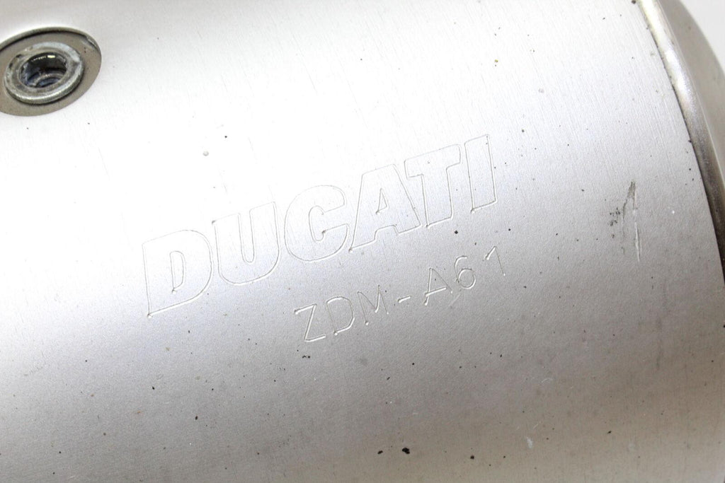 2008-2014 Ducati Monster 696 Left Exhaust Pipe Muffler Silencer Zdm-A61 Oem
