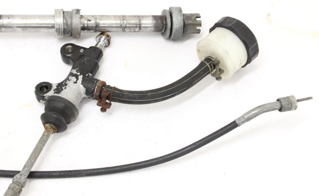 1980 Suzuki Gs1000e Rear Brake Master Cylinder W Reservoir W/Cable/Axle - Gold River Motorsports