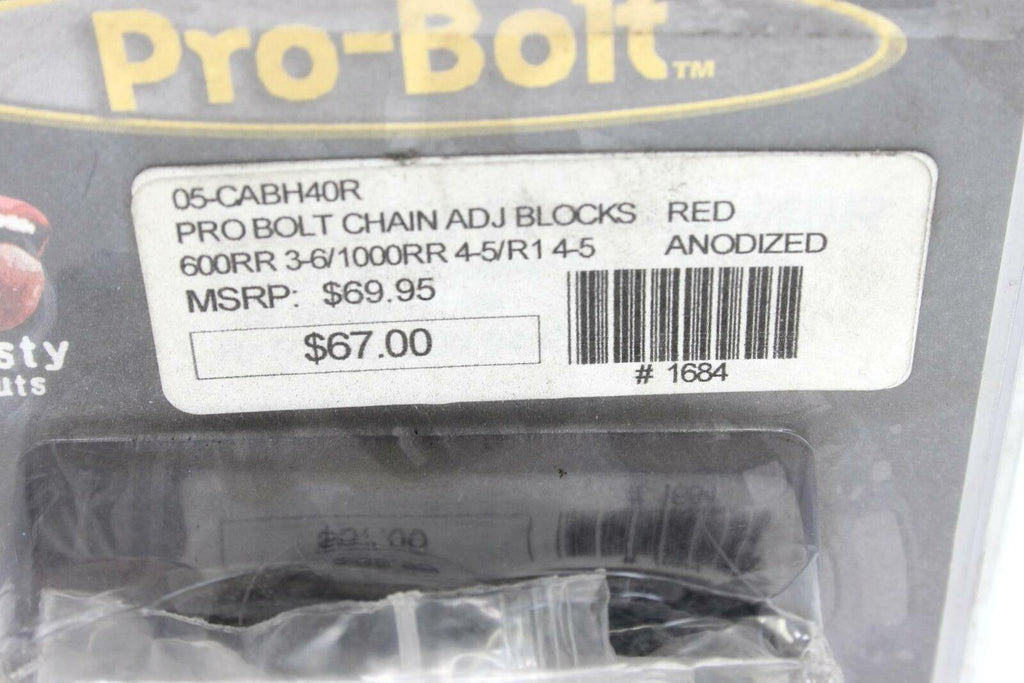 Pro-Bolt Chain Adj Blocks 05-Cabh40r - Gold River Motorsports