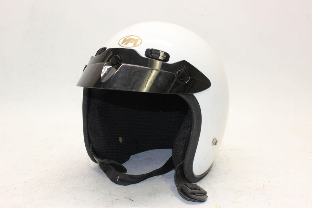 Vp1 Vector Sports Motorcycle Head Helmet White Large - Gold River Motorsports