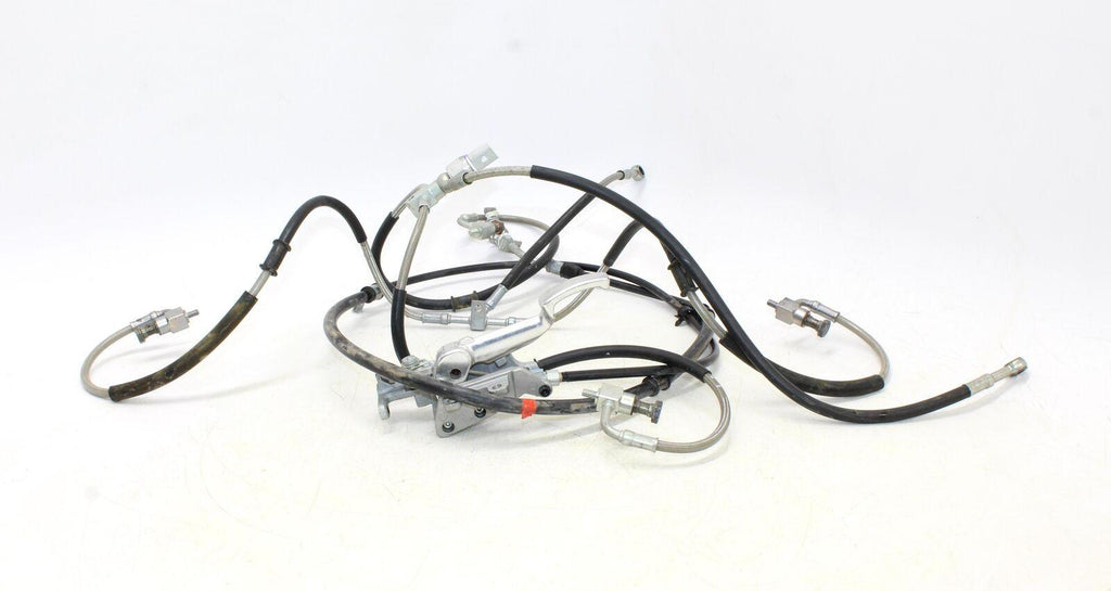 2010 Piaggio Mp3 500 Brake Caliper Hoses Lines Set With Clutch Lever Oem - Gold River Motorsports