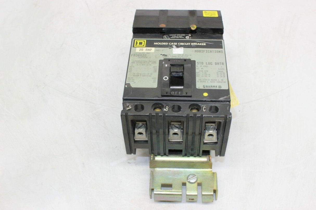 Fa36020 Squared Breaker 20 Amp - Gold River Motorsports