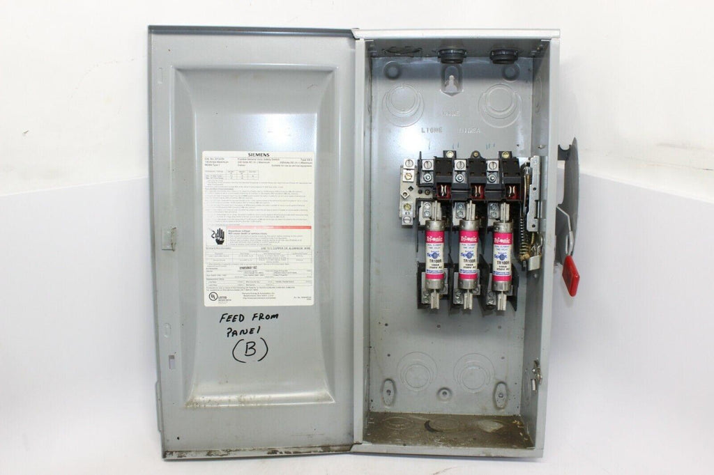 Safety Switch, Fusible, General, 240v Ac Voltage, Gf323n Siemens - Gold River Motorsports