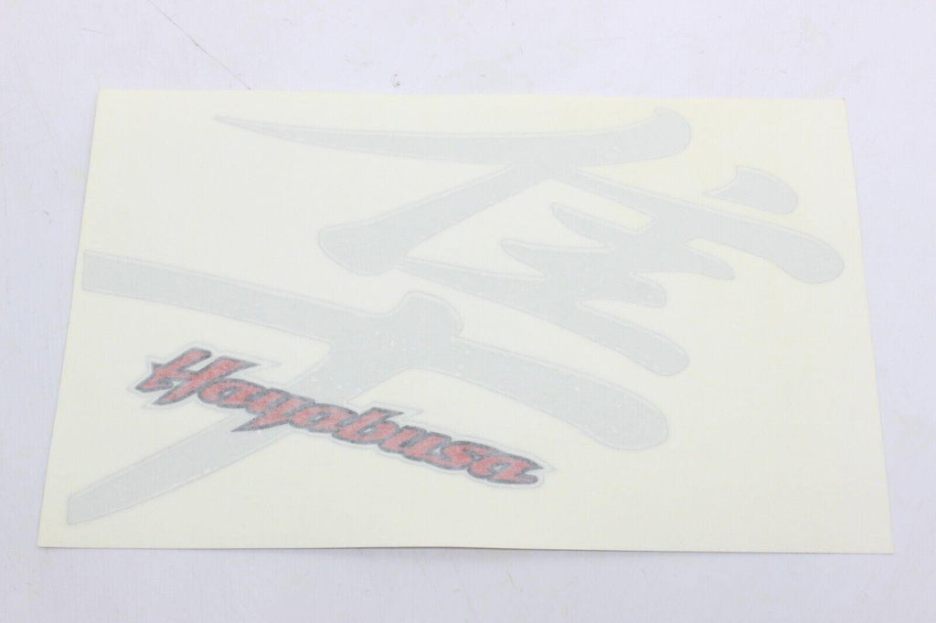 New Oem Suzuki 99950-19249 Hayabusa Japanese Symbol Decal Approx. Size 9"X5" - Gold River Motorsports