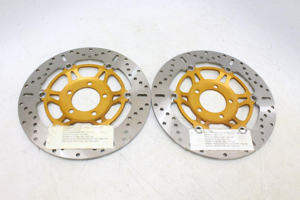 1995-2004 Suzuki Bandit 600 Gsf600S Front Left Right Brake Rotors Discs Md3003X - Gold River Motorsports