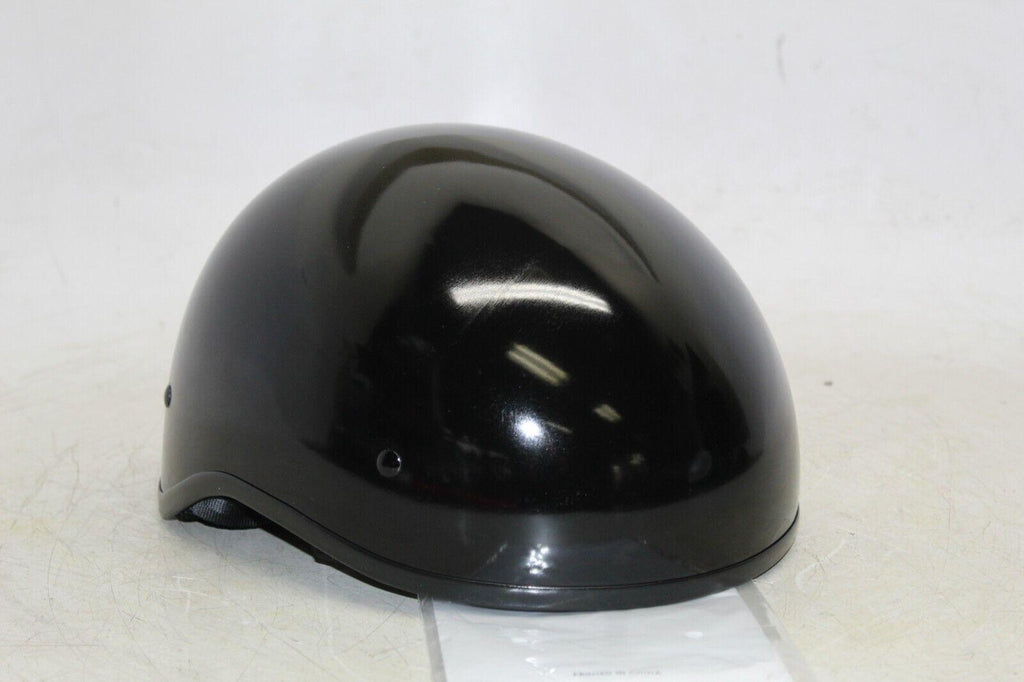 Afx Fx - 200S Gloss Black Solid Motorcycle Half Helmet Size Xl Excellent Cond