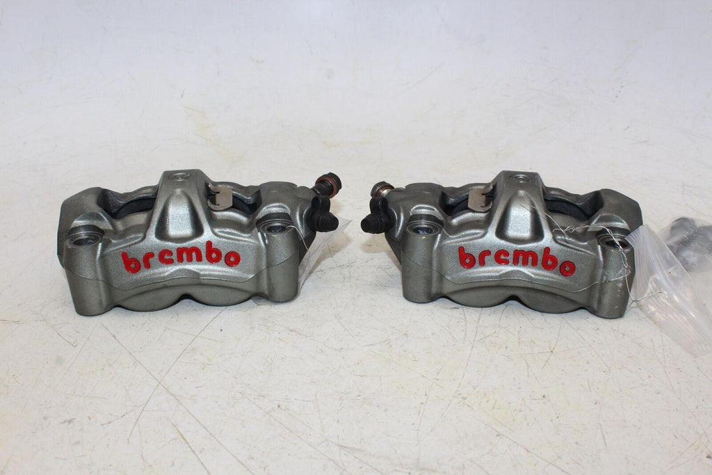 2014 Aprilia Rsv4 R Aprc Abs 1100 Factory Front Brake Caliper Set Pair Brembo - Gold River Motorsports