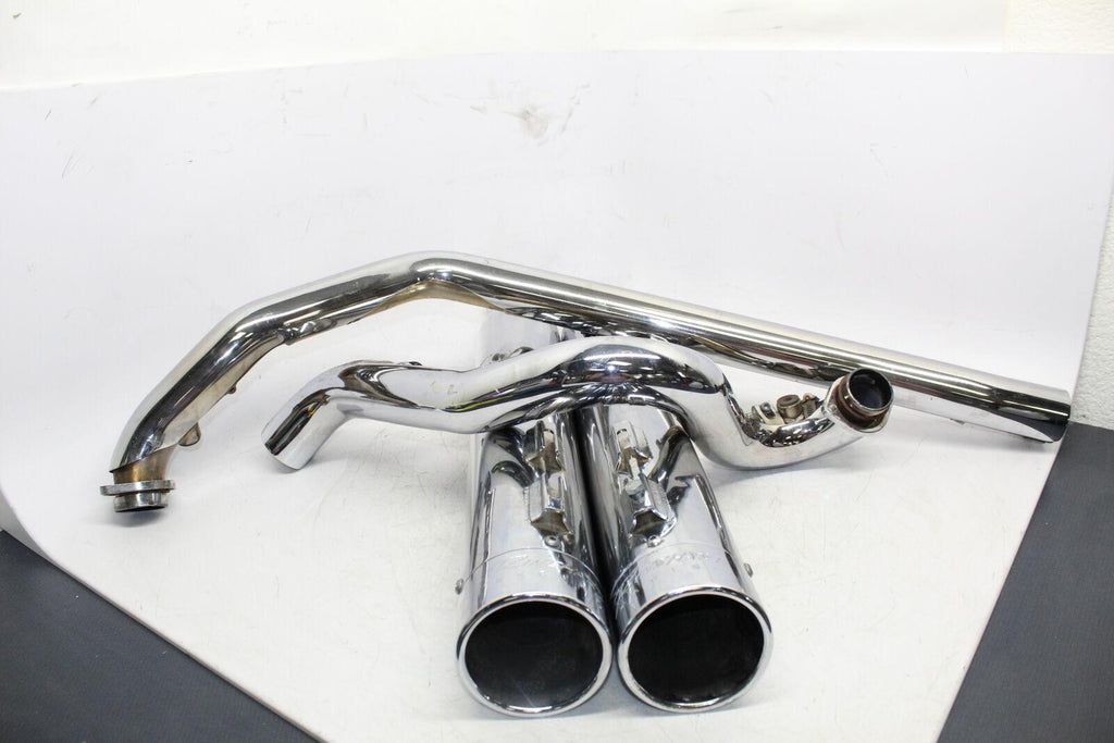 04 Harley-Davidson Road Glide Efi Fltri Muffler Exhaust Silencer Pipe Set Chrome - Gold River Motorsports