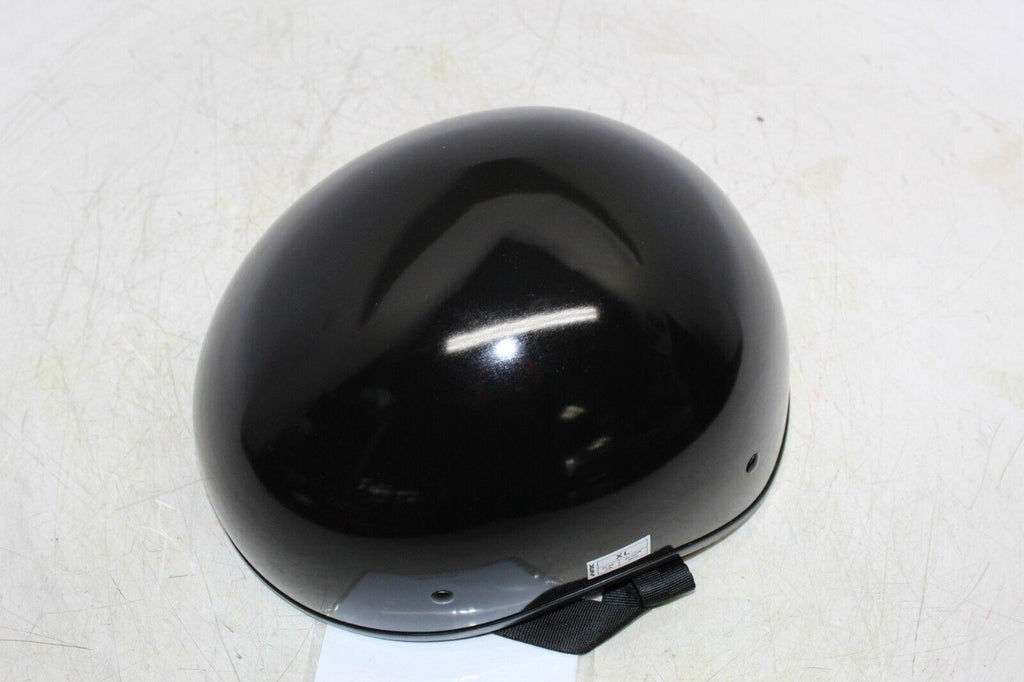 Afx Fx - 200S Gloss Black Solid Motorcycle Half Helmet Size Xl Excellent Cond