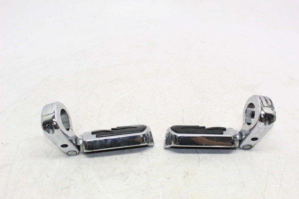 2004 Harley-Davidson Road Glide Efi Fltri Front Foot Pegs Steps Set Pair Chrome - Gold River Motorsports