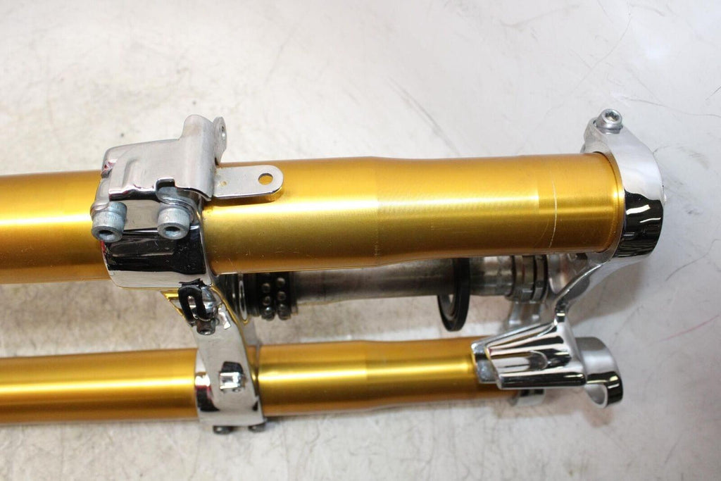 2005 Kawasaki Ninja Zx10R Zx1000C Front Forks Chrome Shock Suspension Set Pair - Gold River Motorsports