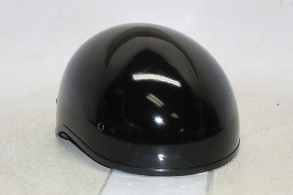 Afx Fx - 200S Gloss Black Solid Motorcycle Half Helmet Size Xl Excellent Cond