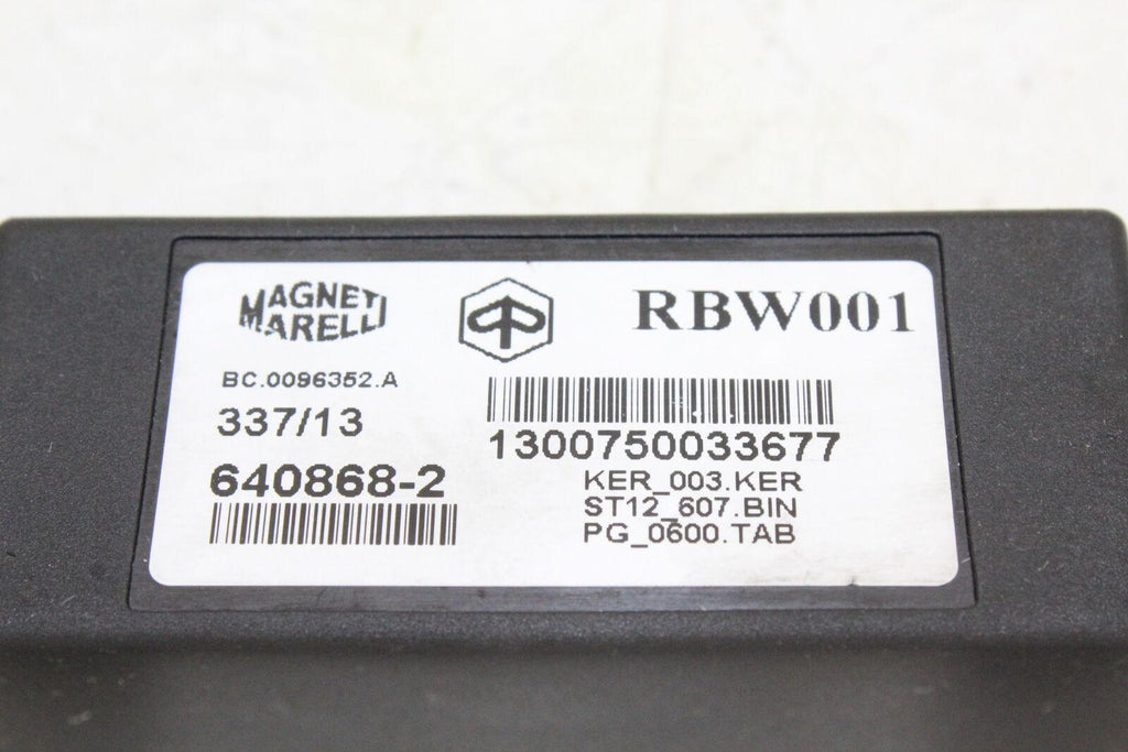 2015 Aprilia Shiver 750 Sl750 Ecu Computer Unit Black Box Ecm Cdi 640868-2 - Gold River Motorsports