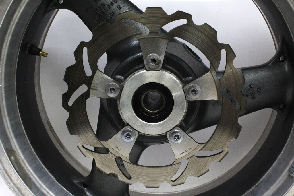 2003 Kawasaki Ninja Zx7R Zx750P Rear Back Wheel Rim With Rotor - Gold River Motorsports