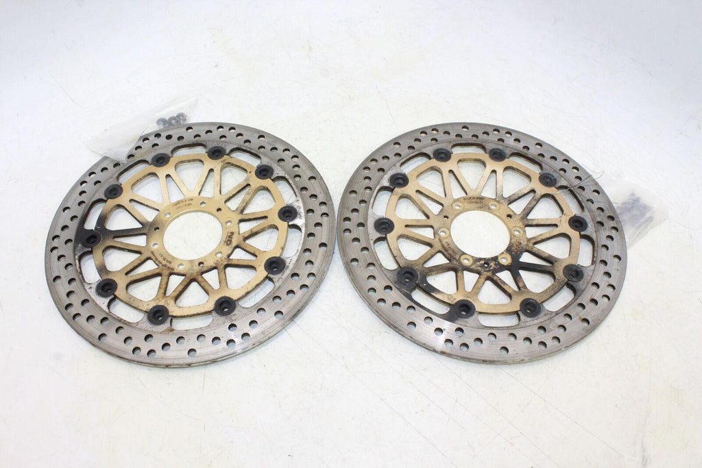 2002 Honda Interceptor 800 Vfr800 Front Left Right Brake Rotors Discs - Gold River Motorsports